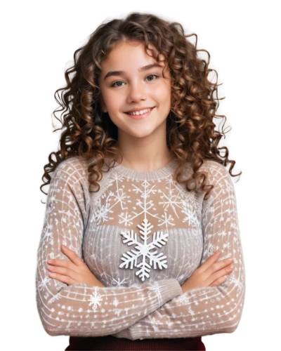 girl on a white background,girl in t-shirt,trampolining--equipment and supplies,long-sleeved t-shirt,artificial hair integrations,child girl,children's christmas photo shoot,dental braces,knitting clothing,children is clothing,portrait background,a girl's smile,girl portrait,child portrait,transparent background,yarrow,christmas sweater,relaxed young girl,little girl dresses,snowflake background,Conceptual Art,Fantasy,Fantasy 22