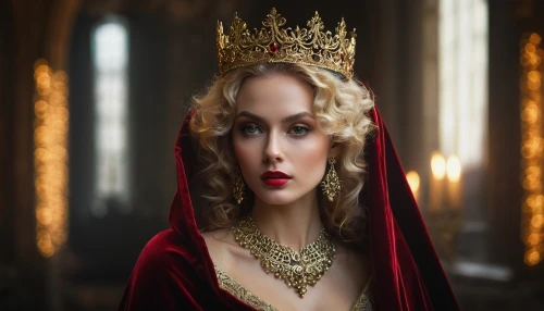 noblewoman,morgause,queen of hearts,golden crown,gold crown,miss circassian,bedelia,countess,sigyn,queen of the night,imperial crown,queenship,emperatriz,the crown,satine,dhampir,fairest,rosalyn,crowned,gold foil crown,Art,Classical Oil Painting,Classical Oil Painting 35
