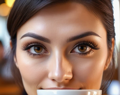 woman drinking coffee,women's eyes,cappuccino,pupils,brown eyes,coffee background,espresso,woman at cafe,brown eye,heterochromia,ojos,kopi,caffeine,latte,pupil,eyes,lenses,drinking coffee,sip,falsies,Illustration,Japanese style,Japanese Style 13