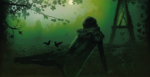 hanged man,woodcreepers,haunted forest,anosov,scarecrow,unkei,fantasy picture,hag,the witch,forest man,llorona,halloween poster,orona,oscura,nacht,nightstalkers,moonsorrow,the forest,girl with tree,forest dark,Illustration,Realistic Fantasy,Realistic Fantasy 29