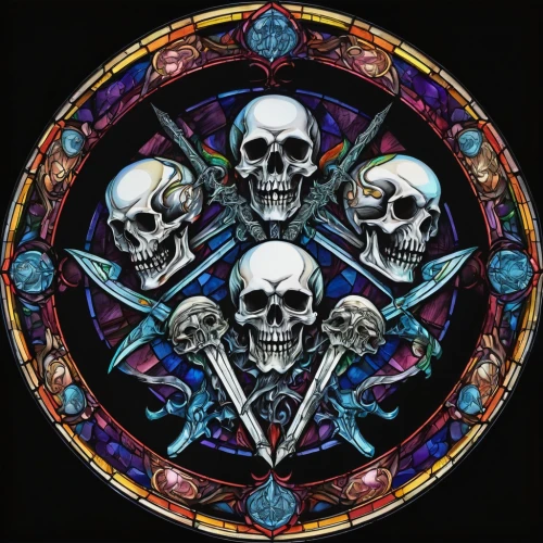 pentacle,witches pentagram,ship's wheel,skull and cross bones,glass signs of the zodiac,emblem,deadheads,skull bones,day of the dead icons,dartboard,deadhead,skullduggery,the seven deadly sins,skulls and,memento mori,dharma wheel,skull and crossbones,asatru,wicca,alethiometer,Unique,Paper Cuts,Paper Cuts 08