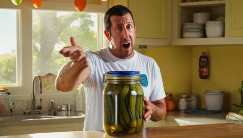 homemade pickles,pickling,pickled cucumbers,mixed pickles,juicing,green juice,pickleweed,pickles,olive oil,olive butter,snake pickle,olive in the glass,infused water,pickled,mason jar,herb butter,infusing,coconut oil in glass jar,coconut oil in jar,vegetable juice,Illustration,Retro,Retro 16