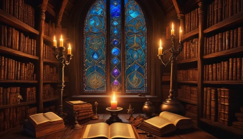 book wallpaper,reading room,prayer book,old library,stained glass windows,sanctuary,stained glass,spellbook,alcove,magic book,hymn book,bookshelves,tabernacles,study room,ecclesiatical,prayerbooks,bimah,sanctum,stained glass window,synagogues,Illustration,Retro,Retro 16