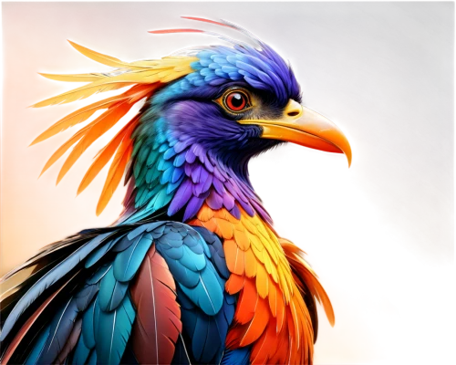 scarlet macaw,nicobar pigeon,phoenix rooster,macaw hyacinth,microraptor,macaw,blue and gold macaw,bird painting,archaeopteryx,chakavian,eagle illustration,blue macaw,confuciusornis,colorful birds,zazu,guacamaya,falco,color feathers,perico,feathers bird,Conceptual Art,Sci-Fi,Sci-Fi 06