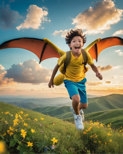 flying girl,zubat,flying dandelions,children's background,dragonheart,leap for joy,toothless,little girl in wind,flying fox,dragonriders,fly a kite,believe can fly,charizard,pterodactyl,pterodactyloid,fairies aloft,heroic fantasy,volare,little girl running,flying seed,Photography,Artistic Photography,Artistic Photography 14