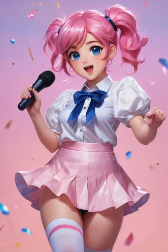 natsuki,pinkola,tokimeki,pamyu,kofuku,nanami,pinzi,michiru,pyon,kpp,kawaii,pinklao,kawaiisu,idol,kotobukiya,gyaru,lipinki,pink background,marmie,decora,Illustration,Vector,Vector 07