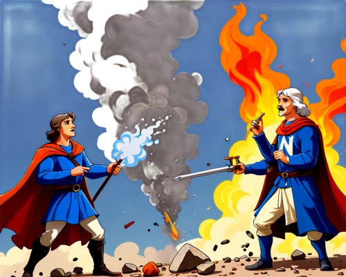 hessians,flamethrowers,pyrotechnicians,willmarth,flamsteed,blowtorches,matchlock,pyromaniacs,superfiring,arquebusiers,garrison,feuerzeig,oriflamme,kamehameha,gunpowder,zouave,federalists,historical battle,the conflagration,firebombers,Illustration,Realistic Fantasy,Realistic Fantasy 42