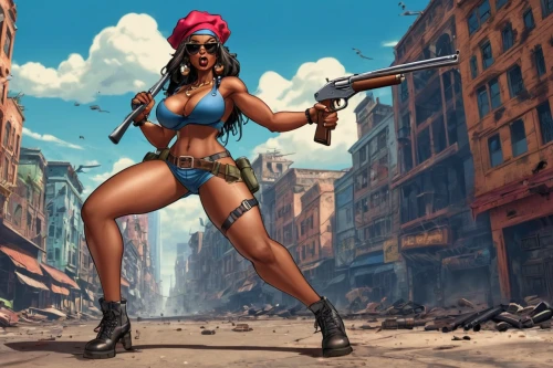 neith,elektra,bulletgirl,streetfighter,barsoom,bisley,shadaloo,hard woman,muscle woman,amazona,cammy,daikatana,cassie,female warrior,enza,kitana,girl with gun,akali,shanna,rioter,Conceptual Art,Fantasy,Fantasy 26