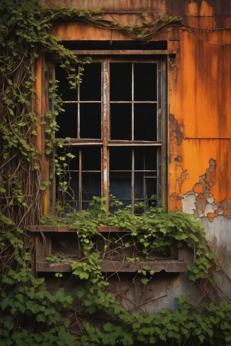 old windows,wooden windows,wood window,old window,dereliction,row of windows,dilapidated building,abandoned building,abandoned house,derelict,rusting,dilapidated,french windows,abandoned place,window frames,abandonments,rusts,lost place,windows,overgrowth,Illustration,Realistic Fantasy,Realistic Fantasy 11