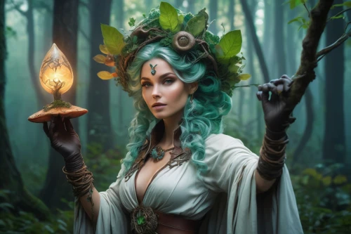 dryad,sorceress,the enchantress,enchantress,druidic,sorceresses,druid,druidry,archdruid,faerie,sorceror,druidism,fantasy picture,priestess,inara,elven,faery,anahata,imbolc,faires,Art,Classical Oil Painting,Classical Oil Painting 01