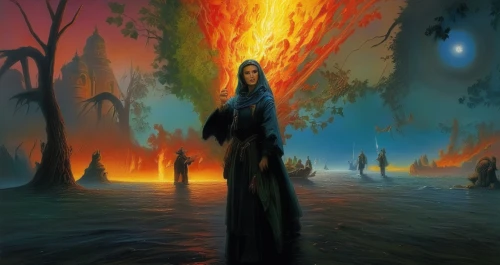 morgoth,firewind,malazan,silmarillion,lake of fire,thingol,fantasy picture,finrod,hastur,infernal,pillar of fire,firelands,noldor,beltane,witchfire,torchbearer,hastula,moonsorrow,arbaeen,cataclysm,Illustration,Realistic Fantasy,Realistic Fantasy 32