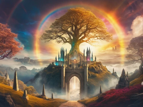 fantasy landscape,fantasy picture,fantasy art,alfheim,gondolin,silmarillion,rivendell,fantasy world,qabalah,3d fantasy,kingdoms,realms,arkenstone,colorful tree of life,wonderlands,erebor,world digital painting,valinor,lorien,imaginarium,Illustration,Black and White,Black and White 07