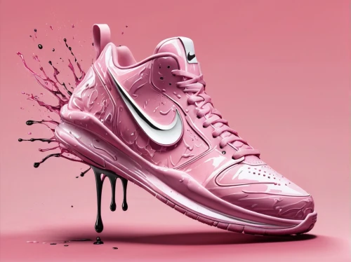 nikes,nike,pink vector,splatter,swoosh,infrared,dunks,bubblegum,swooshes,bubble gum,splatters,shoes icon,women's shoe,pink october,air,pink shoes,dribbble,running shoe,shoe,cinderella shoe,Illustration,Black and White,Black and White 34