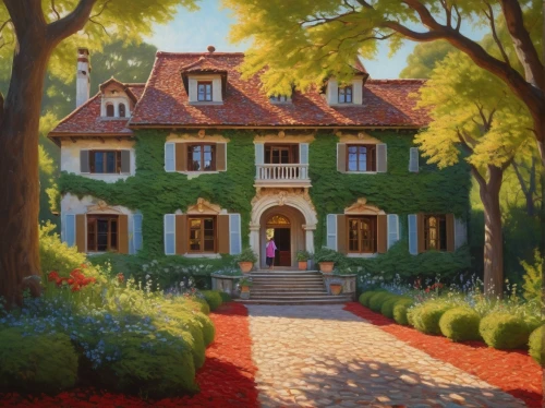 auberge,maison,kleinburg,home landscape,maisons,houses clipart,dreamhouse,house in the forest,sylvania,house painting,woman house,country house,townhouse,manoir,private house,hameau,fairy tale castle,lachapelle,country estate,beautiful home,Conceptual Art,Daily,Daily 26