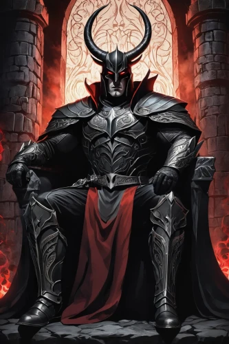 melkor,malekith,hordak,kadath,surtur,dominador,throne,darklord,the throne,patriarch,demonomicon,overlord,surtr,samael,morgoth,devil,latveria,imperatore,komor,diabolus,Illustration,Black and White,Black and White 05