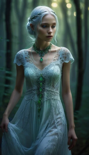 faery,faerie,dryad,elvish,galadriel,dryads,elven forest,elven,the enchantress,fae,elfland,seelie,fairy queen,fairie,enchantress,mirkwood,blue enchantress,druidry,faires,enchanted forest,Illustration,Realistic Fantasy,Realistic Fantasy 06