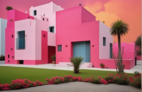 pink squares,pink grass,sottsass,pink city,mahdavi,cubic house,cube house,pink vector,dreamhouse,pinker,townhomes,color pink,suburbanized,cube stilt houses,pinklon,bright pink,corbu,houses clipart,color pink white,lazytown,Photography,General,Realistic