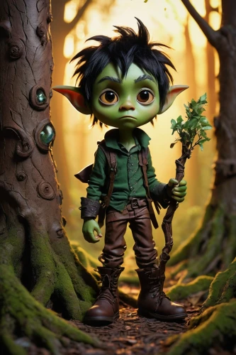 halfling,vax figure,rumpelstiltskin,forest man,goblin,halflings,goblins,hobgoblins,gobbo,rumplestiltskin,skaar,blackmoor,greenwillow,kratt,frowick,psychonauts,terabithia,storybook character,mossy,outworld,Photography,Documentary Photography,Documentary Photography 37