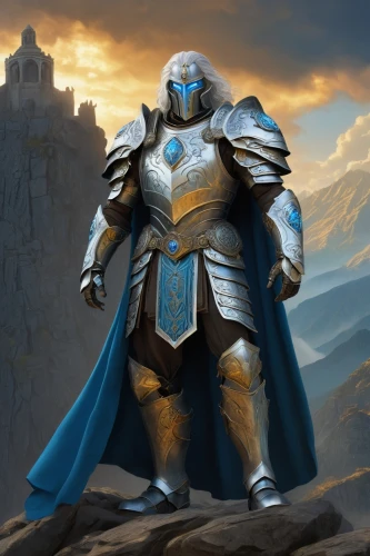 paladin,aegon,knight armor,warden,elendil,tarkus,bluhdorn,castleguard,clegane,garrison,crusader,gondor,guardsmark,karn,arthurian,talhelm,esperion,highborn,cataphract,thunderer,Illustration,Retro,Retro 17