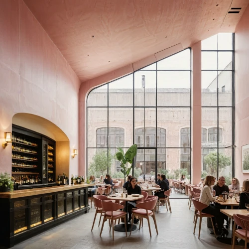 redbrick,blythswood,corten steel,eveleigh,adjaye,red brick,ostro,wine bar,fine dining restaurant,wintergarden,cantine,eataly,fesci,chipperfield,new york restaurant,daylighting,meatpacking,cafetorium,associati,red bricks