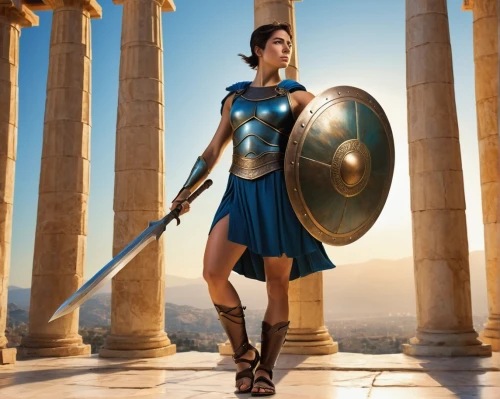 athena,antiope,hippolyta,themyscira,athenian,penthesilea,heroides,mycenaean,themistocles,athene,hoplite,mithridatic,medea,female warrior,aeneid,thyatira,gladiator,thermopylae,andromache,caesonia,Illustration,Japanese style,Japanese Style 21