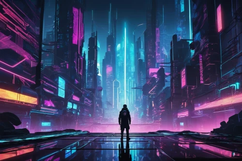 cyberpunk,cyberia,cybercity,synth,cyberworld,vapor,polara,cyberscene,nima,digitalism,futuristic,synthetic,ultraviolet,cyber,futuristic landscape,parallax,beautiful wallpaper,digital,metropolis,echo,Illustration,Black and White,Black and White 31