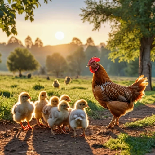 free-range eggs,chicken farm,poultries,chicken chicks,hen with chicks,parents and chicks,free range chicken,pullets,free range,backyard chickens,baby chicks,flock of chickens,chicken yard,chickens,laying hens,hen,livestock farming,domestic chicken,fowls,cockerel,Photography,General,Realistic