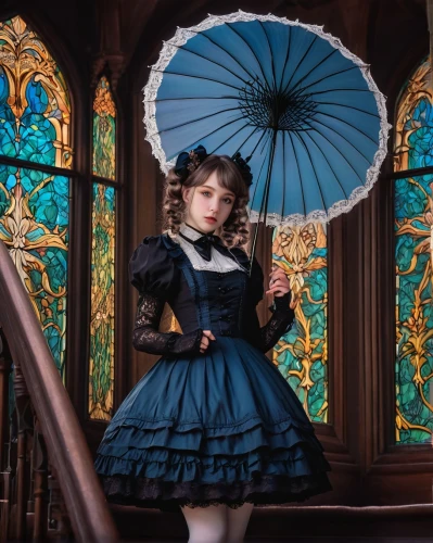 victorian style,victoriana,little girl with umbrella,victorian lady,victorian,parasol,victorianism,theorin,old victorian,girl on the stairs,edwardian,cinderella,doll dress,japanese umbrella,baroque,japanese doll,the victorian era,rococo,girl in a historic way,vintage doll,Conceptual Art,Daily,Daily 25