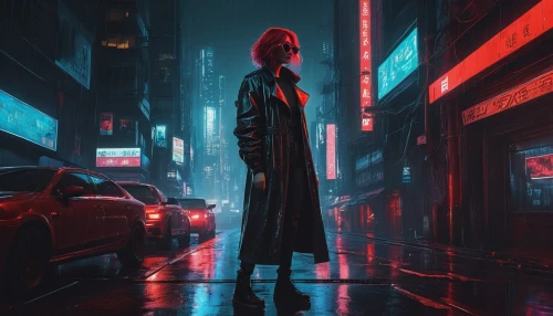 cyberpunk,noir,bladerunner,neo,synthetic,cybercity,polara,elektra,synth,replicants,transistor,akira,neon,dystopian,futuristic,cyberia,replicant,pedestrian,neon arrows,nima,Illustration,Japanese style,Japanese Style 08