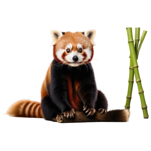 a small red panda,red panda,bamboo,lesser panda,tanuki,bamboo flute,panduru,bamboo frame,puxi,fulgens,pandu,mustelid,ringtail,pangu,pandera,pandur,bamboo plants,bamboo curtain,pandi,mustelidae,Photography,Black and white photography,Black and White Photography 15
