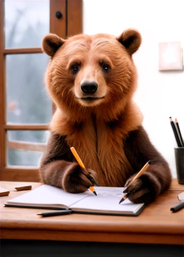 cute bear,bearmanor,bearshare,bear,office worker,left hand bear,scandia bear,bearishness,nordic bear,brown bear,bearlike,slothbear,bearable,macwrite,bearish,tanuki,bearman,blur office background,beary,animator,Photography,General,Fantasy