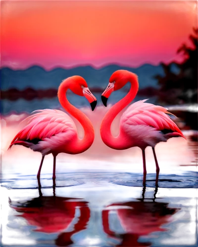 flamingo couple,two flamingo,flamingos,pink flamingo,greater flamingo,flamingoes,pink flamingos,flamingo,loving couple sunrise,love bird,bird couple,flamencos,flamingo pattern,tropical birds,nature love,birds with heart,colorful birds,for lovebirds,flamingo with shadow,love birds,Conceptual Art,Sci-Fi,Sci-Fi 11