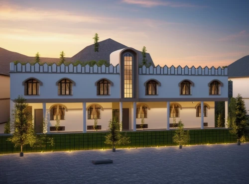 mansion,luxury home,islamic architectural,luxury property,3d rendering,bendemeer estates,monastery,darussalam,convent,al nahyan grand mosque,fresnaye,large home,chateau,holiday villa,palladianism,model house,star mosque,alsammarae,andalus,grand mosque,Photography,General,Realistic