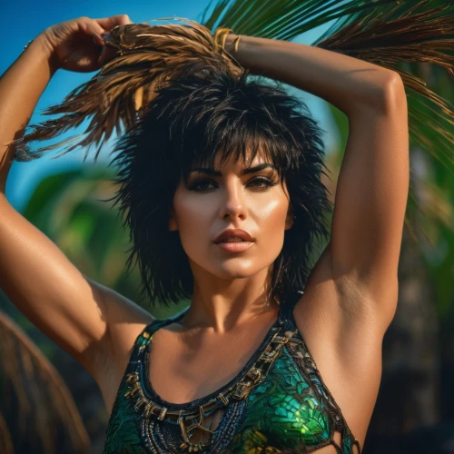 priyanka chopra,priyanka,lali,palm leaves,exoticism,zaira,sazan,dolcenera,cleopatra,paloma,eleftheria,sarfati,hula,tropico,exotica,kimmy,moghrabi,nolwenn,amazona,jacqueline,Photography,General,Fantasy