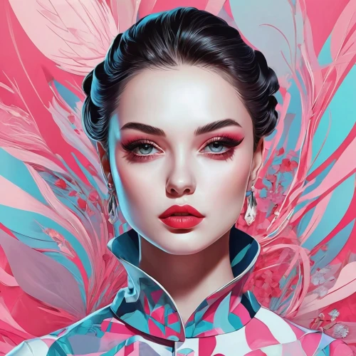 geisha,geisha girl,digital painting,digital art,world digital painting,fashion vector,digital illustration,fantasy portrait,red magnolia,digital artwork,kommuna,peony,jeanneney,jianxing,homogenic,oiran,nicolaescu,jianying,mulan,xueying,Photography,Fashion Photography,Fashion Photography 01