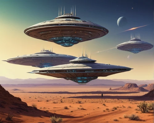 homeworlds,ufos,deltha,sci fiction illustration,voyagers,extraterrestrial life,saucers,aurealis,ringworld,barsoom,futuristic landscape,saucer,homeworld,extraterritoriality,motherships,extraterrestrials,seti,cardassia,alien planet,space ships,Conceptual Art,Sci-Fi,Sci-Fi 20