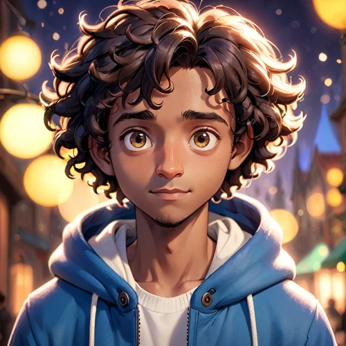 city ​​portrait,digital painting,city lights,rue,newsboy,moody portrait,gavroche,citylights,rafael,enfant,anime boy,lovett,clementine,llewyn,sylvain,sinjin,kids illustration,eidan,matteo,tadashi,Anime,Anime,Cartoon