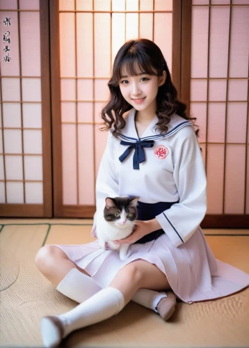 japanese kawaii,neko,maru,cat kawaii,japanese doll,gisaeng,hanbok,doll cat,soju,sumiala,chuseok,boram,anime japanese clothing,mianyang,minnan,wonju,calico cat,miyun,nogi,korean culture,Illustration,Abstract Fantasy,Abstract Fantasy 09