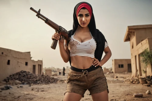 bulletgirl,girl with gun,girl with a gun,alawites,woman holding gun,hassib,irak,kaur,iraqia,singh,sharpshooter,syriana,hard woman,daffney,jihadjane,malignaggi,middle eastern,shobna,merna,talaash,Photography,General,Cinematic