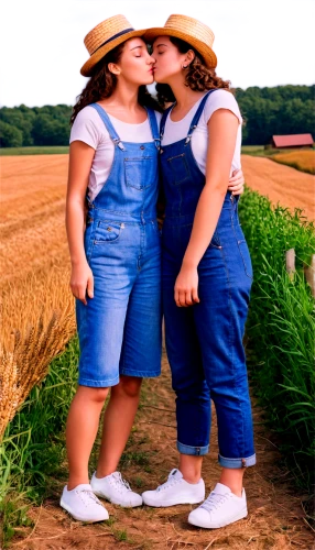 hutterites,countrywomen,mennonites,milkmaids,dungarees,acadians,girl in overalls,mennonite,hutterite,acadiens,vintage girls,colorization,cocorosie,two girls,lesbos,countesses,overalls,country dress,countrie,amish,Art,Artistic Painting,Artistic Painting 06