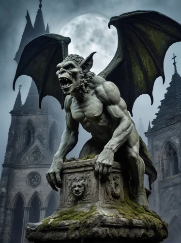 gargoyle,gargoyles,demonology,orcus,astaroth,demonomicon,morgul,ravenloft,pazuzu,demongeot,leemon,wrathful,goyle,strigoi,dracul,demonte,enfer,sepulcher,angel of death,daemon,Conceptual Art,Oil color,Oil Color 22