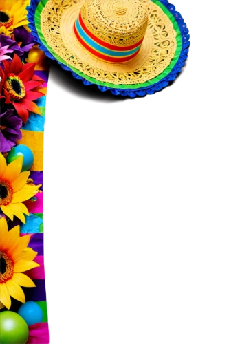 sombrero,sombreros,mexican hat,yellow sun hat,sombrero mist,flowers png,sun hat,high sun hat,flower background,ordinary sun hat,paper flower background,oaxacan,mexicano,maraca,tortillas,mexicana,patrias,flowerful desert,ofrenda,demayo,Illustration,Children,Children 02