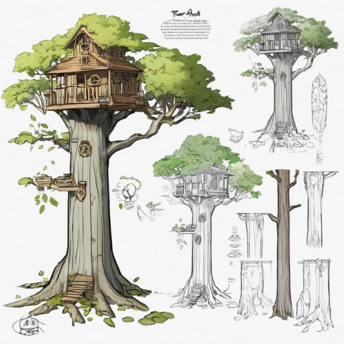 treehouses,tree house,tree house hotel,treehouse,birdhouses,stilt houses,adolfsson,forest house,houses clipart,asian architecture,tilia,fairy house,bird house,stilt house,baobabs,hanging houses,house in the forest,teahouses,metasequoia,timber house,Unique,Design,Character Design