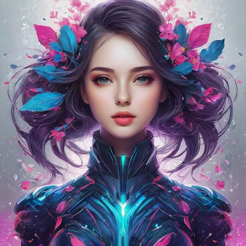 fantasy portrait,alita,flora,kommuna,fantasy art,vector girl,digital art,echo,kerrigan,amuria,fiora,world digital painting,magnolia,flower fairy,aura,synthetic,suri,fantasy woman,petals,colorful floral,Photography,Documentary Photography,Documentary Photography 25