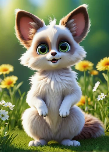 cute cartoon character,cute fox,adorable fox,blossom kitten,cute animal,sylbert,chua,gizmo,bartok,cartoon animal,little fox,cute cartoon image,pancham,fennec,wickett,suri,cute cat,pomeranian,shifu,cute animals,Conceptual Art,Daily,Daily 06