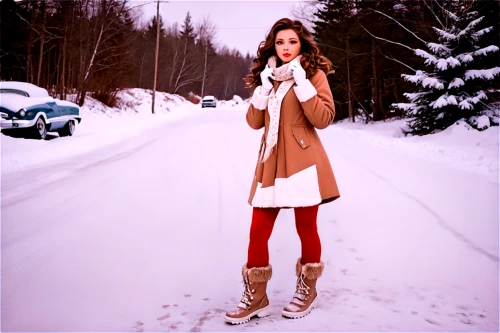 red coat,winter background,white boots,icewine,winter boots,christmas snowy background,edit icon,mitzeee,caitlin,louvrier,snow scene,snow angel,snowflake background,snowshoe,white winter dress,in the snow,hande,snowfalls,canadienne,nevena,Illustration,Retro,Retro 12