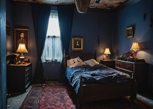 blue room,victorian room,chambre,bedroom,ornate room,sleeping room,blue lamp,guestroom,old victorian,victorian style,victorian,danish room,bedchamber,bedrooms,great room,the little girl's room,children's bedroom,guest room,nightstands,boy's room picture,Illustration,Paper based,Paper Based 09