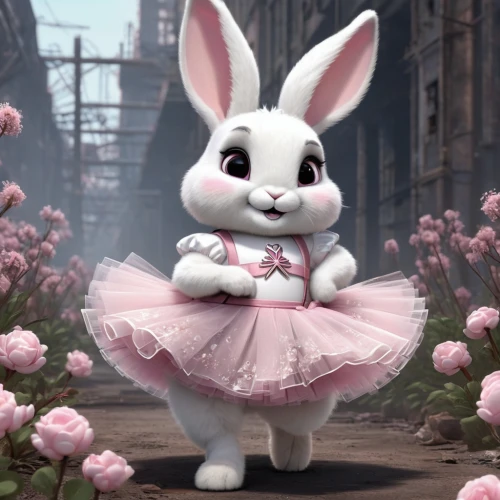 cartoon bunny,cartoon rabbit,white rabbit,white bunny,bunny on flower,bunni,rabbids,bunny,sylbert,bunnie,little bunny,alice in wonderland,cony,lipinki,little rabbit,bunnicula,hase,easter bunny,cute cartoon character,easter background,Conceptual Art,Fantasy,Fantasy 33