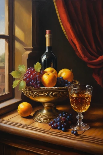 summer still-life,hildebrandt,oil painting,still life,autumn still life,oil painting on canvas,photorealist,wood and grapes,drouhin,still life elegant,nestruev,vermeer,still life of spring,oil on canvas,tea still life with melon,cordials,champney,chilingarov,oenophile,hyperrealism,Conceptual Art,Oil color,Oil Color 12