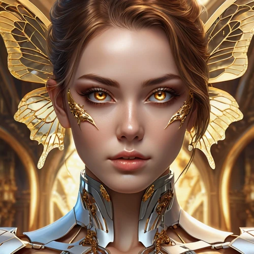 fantasy portrait,archangel,golden mask,fantasy art,baroque angel,gold filigree,aurum,goldwind,golden eyes,golden crown,seraphim,gold mask,gilded,faerie,goldmoon,cerus,faery,johanna,monarch,zauriel,Photography,General,Realistic